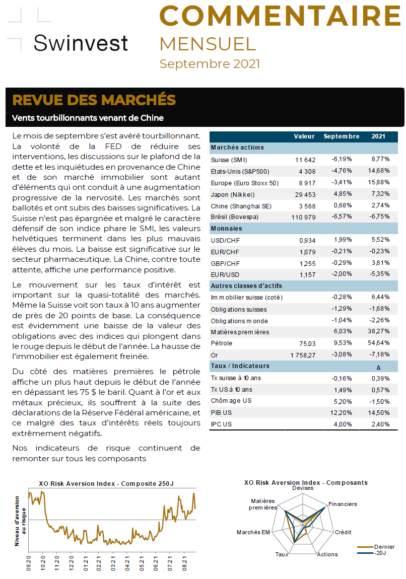 Image Commentaire mensuel septembre 2021